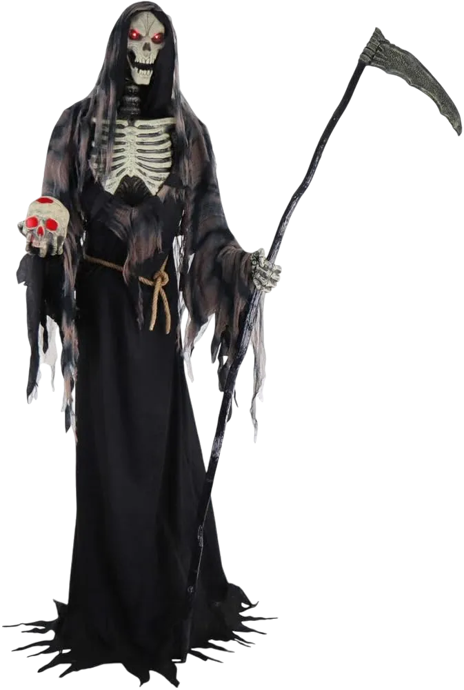 Haunted Hill Farm 7-Ft. Tall Rotting Reaper